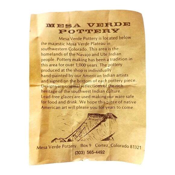 Navajo Pottery Bud Vase Native American Southwest Handpainted Signed Kanuho Vtg. - Picture 5 of 13